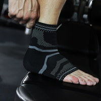 Manchons de cheville confortables en tricot plat, doux, bonne protection, coussin en silicone, support de cheville pour le sport