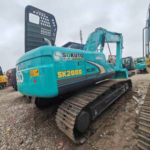 Grande pelleteuse d'occasion Kobelco SK200D à prix réduit 20 tonnes 100% Japon Original hydraulique sur chenilles Machines d'occasion - Product Image 3