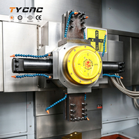 Tour vertical CNC robuste VTC900 avec mandrin hydraulique, centre de tournage vertical pour pièces métalliques