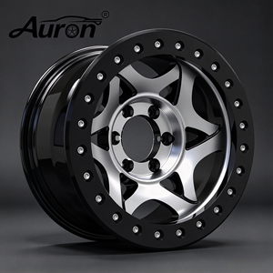 Jante en alliage d'aluminium Auron 5.25x17 noir brillant, monobloc moulé, pour voiture de tourisme, jante forgée, qualité OE - Product Image 3