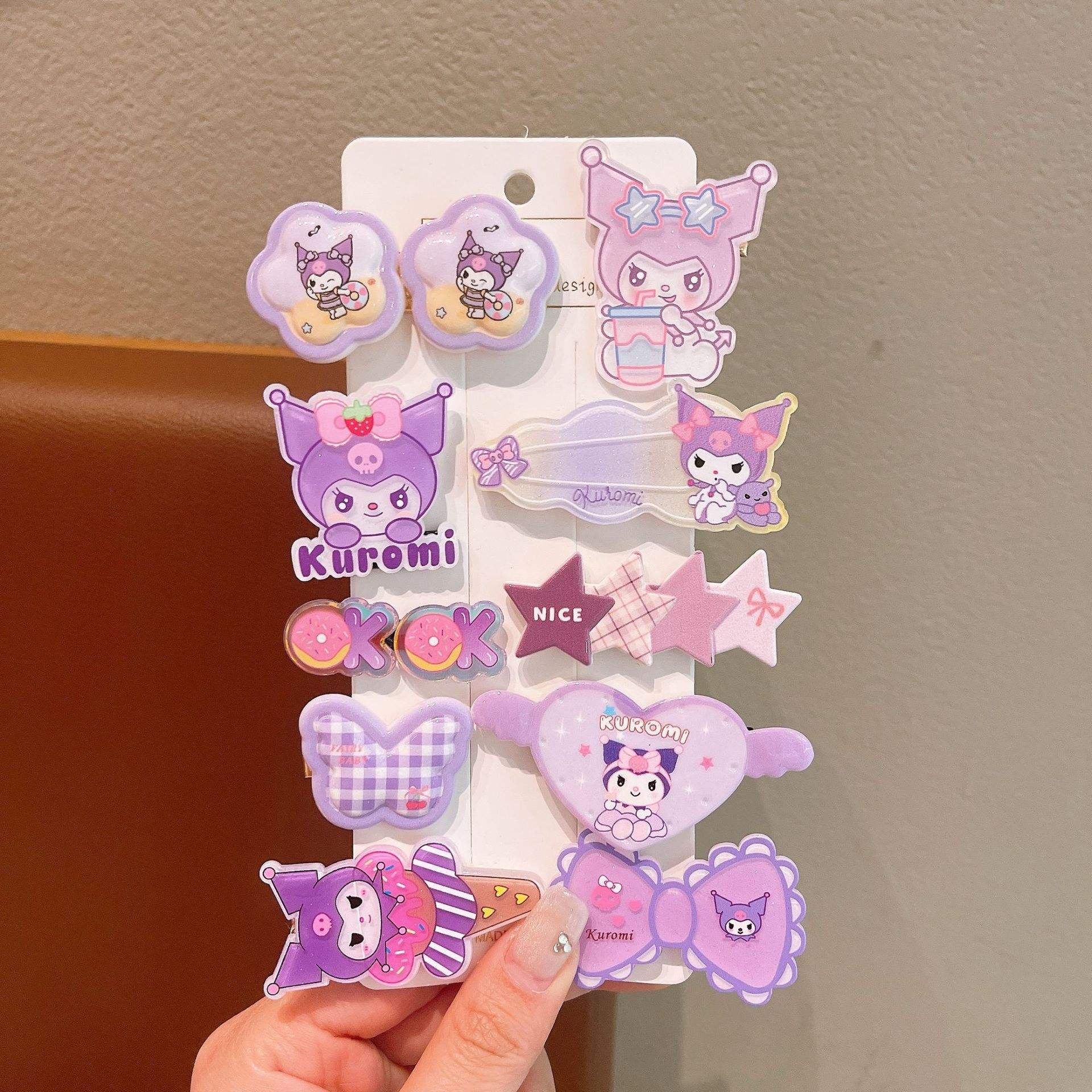 6 Purple Culomi 10 - piece Set