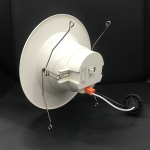 ETL FCC 6inch 15W nhôm <span class=keywords><strong>Led</strong></span> trang bị thêm Downlight baffle <span class=keywords><strong>TRIM</strong></span> E26 cơ sở Bộ chuyển đổi 5cct <span class=keywords><strong>Dimmable</strong></span> mờ để ấm 5cct Dip chuyển đổi - Product Image 3