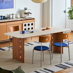 Time <b>Dining</b> <b>Table</b> 1.6m 1.8m 2.0m <b>Space</b> <b>Saving</b> Box Frame Structure <b>Dining</b> Room Set - Product Image 1