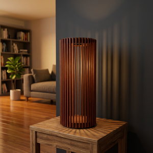 Lámpara Solar de Madera de Teca, Impermeable, sin Llama, Ecológica, con Certificación ROHS, Luz de Jardín, Muebles de Exterior con Listones para Decoración - Product Image 2