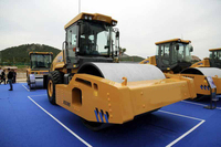 Rouleau vibratoire à tambour unique de 33,5 tonnes XS335 avec moteur, pompe et engrenage, haute efficacité, puissance de 140 kW