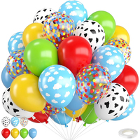 Ensemble de guirlandes de ballons multi-thèmes en latex, pour décoration de mariage, thème golf, thème fraise rose, thème ferme, thème os de chien, thème cowboy, et anniversaire