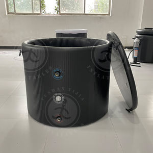 Baignoire de glace pour athlètes portables de haute qualité vente refroidisseur pliable gonflable seau à glace connecté bain de glace de cryothérapie efficace - Product Image 3