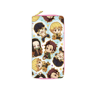 Portefeuille long en cuir PU avec fermeture éclair, motif démon mignon de dessin animé kawaii, portable, durable, cadeau pour enfants, porte-monnaie, porte-cartes anti-perte - Product Image 2