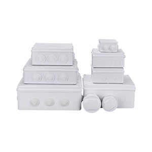 Boîtier de Commutation Électrique Étanche IP65 en Plastique ABS RA 85*85*50, Boîtier de Raccordement Multi-Prises pour Câbles et <span class=keywords><strong>Raccords</strong></span> de Tuyauterie - Product Image 2