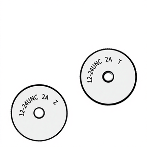 Высокоточный калибр 0.01 мм для измерения резьбы/гладкий калибр - Product Image 1
