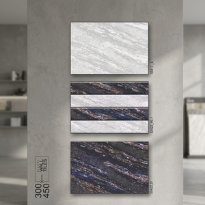 กระเบื้องบุผนังเซรามิกเคลือบลายดอกไม้ขนาด 300x450 มม. รุ่นใหม่ล่าสุด กันน้ำ ทนไฟ เหมาะสำหรับตกแต่งผนังภายนอก ห้องน้ำ ห้องโถง ห้องครัว - Product Image 1