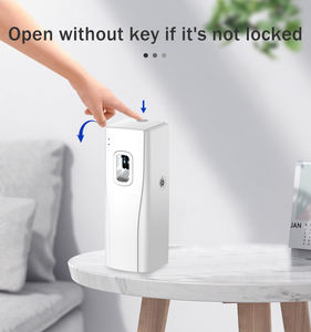 Venta al por mayor, máquina difusora de fragancia, difusor de fragancia de aceite, <span class=keywords><strong>recargable</strong></span>, automático, aire fresco, aerosol, <span class=keywords><strong>dispensador</strong></span> de <span class=keywords><strong>perfume</strong></span> - Product Image 6