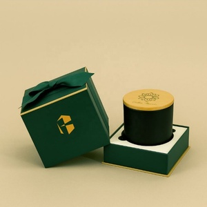 Vela Aromática <span class=keywords><strong>de</strong></span> Cera <span class=keywords><strong>de</strong></span> Soja Hecha a Mano en Frasco <span class=keywords><strong>de</strong></span> Vidrio con Logotipo Personalizado para el Hogar y el Dormitorio, sin Humo, <span class=keywords><strong>de</strong></span> FUBEI LIVING, con <span class=keywords><strong>Caja</strong></span> - Product Image 6