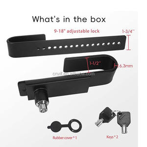 Nuevo Candado para Contenedor de Envío VITA de Acero Endurecido, 2 Llaves, Máxima Seguridad, Candado para Puerta de Semirremolques y Contenedores, 40*8mm - Product Image 4