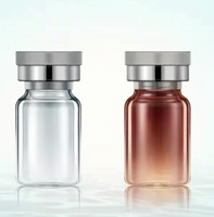 Flacon en verre de 30 ml pour adjuvant vaccinal avec bouchon en caoutchouc pour analyse par plasma à couplage inductif