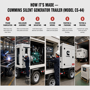 เครื่องกำเนิดไฟฟ้าดีเซลแบบเปิดและแบบเงียบ ยี่ห้อใหม่ สามเฟส 300KW 440KVA ยี่ห้อ Weichai Yuchai Cummins Steyr Deutz Aoling Kofo - Product Image 4