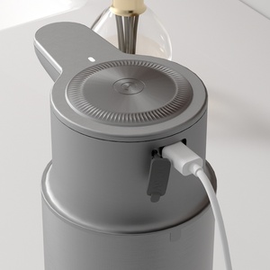 Desktop Automatic Touchless Stainless Steel Metal Foam Soap Dispenser 280ml tank Electric USB Rechargeable Lithium <b>Battery</b> - Product Image 6