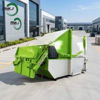 RNKJ Station de compactage de déchets industrielle automatique à bras oscillant, hors sol, haute densité, 11 kW, pour économie d'espace