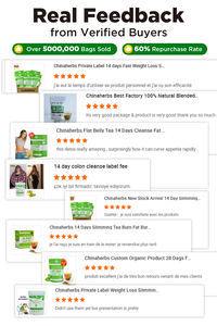 Chinaherbs Thé Brûle-Graisse Efficace pour le Côlon, Infusion Minceur à la Moringa pour Perdre du Poids et Brûler les Graisses - Product Image 3