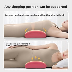 Almohada Lumbar de Espuma Viscoelástica Zhimengren para Uso Universal, Funda Extraíble y Lavable, Diseño Moderno Minimalista - Product Image 5