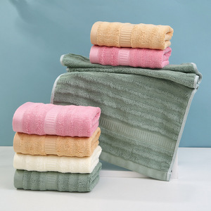 ผ้าขนหนูใยไผ่รูปสี่เหลี่ยมผืนผ้า ซึมซับได้ดี เป็นมิตรกับสิ่งแวดล้อม สำหรับใช้ในครัวเรือน - Product Image 2