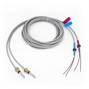 <strong>rtd</strong> pt1000 DN15 heat meter temperature <strong>sensor</strong> 4 wire type silicon cable - Product Image 4