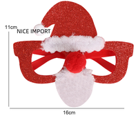 Lunettes de Noël style chapeau, best-seller, accessoires de décoration pour fêtes d'enfants, montures de lunettes décoratives de Noël
