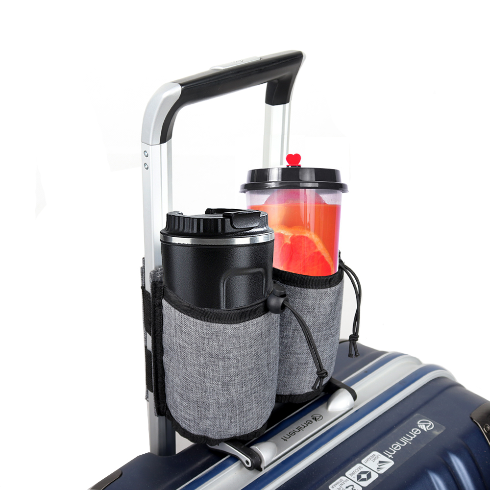 Дорожный держатель для чашек, чемоданчик серого цвета для напитков, кофе, путешествий