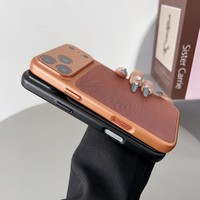 Coque de téléphone magnétique tissée Original Tech pour iPhone 17 16 15 14 13 Pro Max, avec dos givré anti-traces de doigts