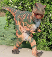 Costume de dinosaure T-Rex réaliste personnalisé pour spectacle, costume de dinosaure Raptor pour adultes, pour parc d'aventure intérieur