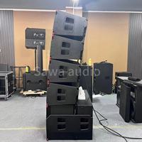 SAWA2 double 12 pouces haut-parleurs à réseau de lignes passives 2 voies équipement de son Audio système de son professionnel pour scène