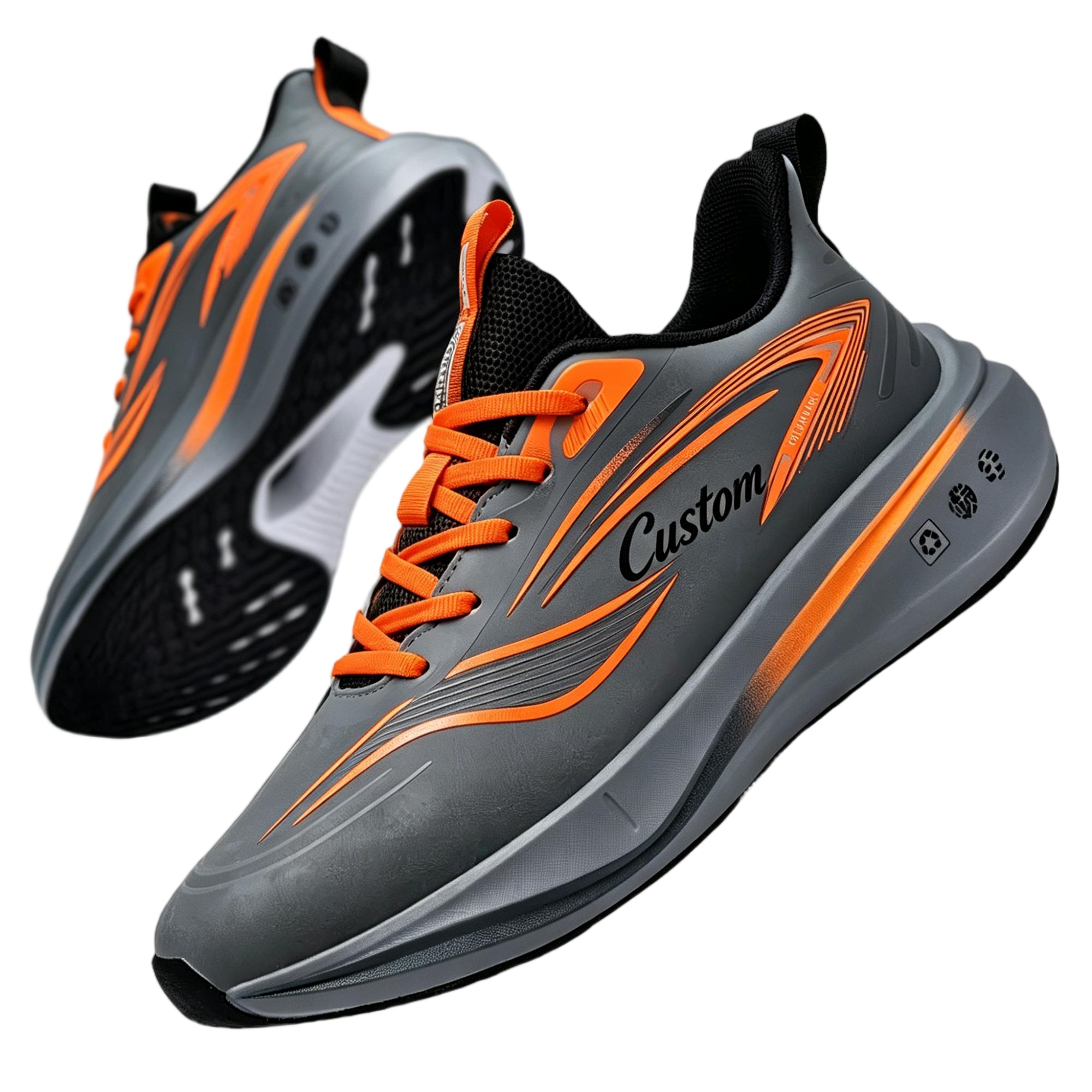Grey/orange