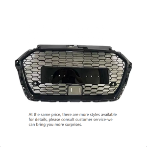 Griglia Anteriore a Nido d'Ape Stile RS3 Nero Lucido con ACC per <span class=keywords><strong>Audi</strong></span> <span class=keywords><strong>A3</strong></span> 8V Facelift Galvanizzata 2017 2018 2019 <span class=keywords><strong>2020</strong></span> - Product Image 3