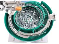 Alimentateur vibrant haute vitesse et de précision 220V/380V pour l'orientation et le tri des pièces métalliques, garantie 1 an, système motorisé