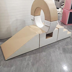 Blanc <span class=keywords><strong>Beige</strong></span> Soft Play Ball Pit & Slide Intérieur/Extérieur Escalade Coulissante <span class=keywords><strong>Piscine</strong></span> <span class=keywords><strong>à</strong></span> <span class=keywords><strong>Balles</strong></span> Équipement de Jeu pour Enfants École Usage Résidentiel - Product Image 3