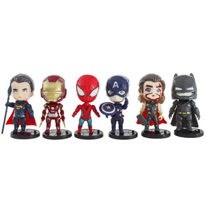 Avengers Action Figures Set Iron Man Captain America Thor Hulk Marvel Toys For Kids Collectible Figures 4 Pack - Product Image 5