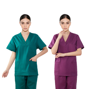 Low Moq 4-Way-Stretch-Scrubs Scrub Uniforms <b>Online</b> Nursing Uniform Hot Selling Scrub Set Nursing Scrubs - Product Image 1