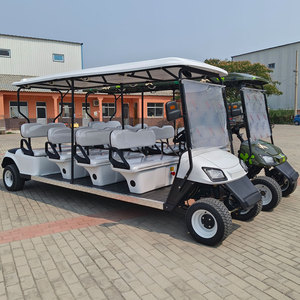 6 Seat Small Four-Wheeled Golf Cart 48V/<b>72V</b> Motor 100Ah/120Ah <b>Battery</b> Hydraulic Disc Brakes LED Lights for Sightseeing 6 Seat El - Product Image 5
