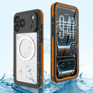 เคสโทรศัพท์มือถือกันน้ำระดับมืออาชีพ IP68 ป้องกันฝุ่นแบบเต็ม 360 องศา ดีไซน์ใหม่ แข็งแรง ทนทานต่อการตกกระแทก พร้อมแม่เหล็ก สำหรับ iPhone 17 Pro Max - Product Image 6