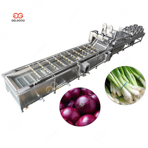 Trade <strong>Onion</strong> Washing &amp; Grading Line Commercial Green <strong>Onion</strong> Cleaning <strong>Machine</strong> - Product Image 1