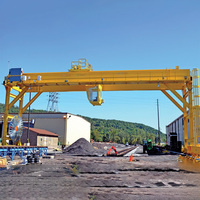 Grue portique industrielle à double poutre de 50 tonnes sur rail avec tambour à câble – Vente directe usine