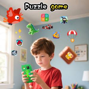 Jumon <b>Kids</b> Mobile Phone Cartoon HD Camera Toy 2.8-inch <b>Kids</b> Baby <b>Kid</b> Gift Camera with Game <b>Alarm</b> <b>Clock</b> Rechargeable Gift Photo - Product Image 3