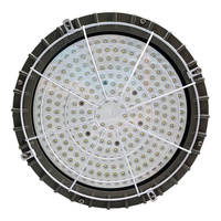 Lámpara LED Solar Industrial Redonda Gris Serie C04M de 1000W, 1-2 Zonas, IP67, a Prueba de Explosiones de Gas y Polvo