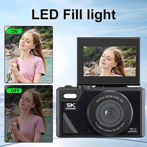 กล้องดิจิตอล Best Choice 5K 75MP หน้าจอพลิกได้ พร้อมไฟ LED เติมแสง 18X AF ควบคุมผ่าน WiFi ด้วยแอพ DC1807 ซูมดิจิตอล 18 เท่า ความละเอียด 1.5K Ultra - Product Image 5