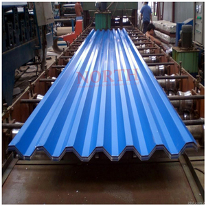 Tôles de toiture en métal ondulé galvanisé prépeintes DX51D PPGI, calibre 20, tôles de toiture en acier revêtu de couleur, <span class=keywords><strong>prix</strong></span> direct usine - Product Image 6