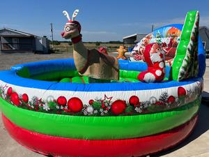Nouveau renne de Noël mécanique-Bounce <span class=keywords><strong>Pro</strong></span> gonflables renne de rodéo à bascule de Noël - Product Image 6