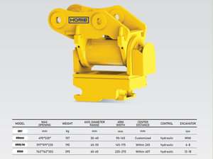 HOMIE мини-экскаватор гидравлический ротатор мини-экскаватор насадка 2-тонная быстрая сцепка для наклона - Product Image 4
