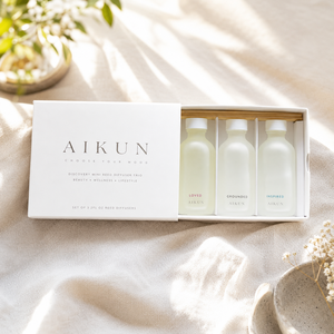 ชุดน้ำหอมปรับอากาศแบบก้านไม้หอม Aikun ขนาด 60 มล. บรรจุในกล่องแก้วทรงกลมพิมพ์ลายสีขาว MOQ ต่ำ จัดส่งเร็ว 3 วัน พร้อมตัวอย่างสินค้า 7 วัน จัดส่งได้ทุกกลิ่น กลิ่นหอมติดทนนาน เหมาะสำหรับร้านค้า - Product Image 1