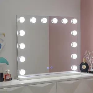 Hot sale light Makeup Vanity Mirror Hollywood Style Mirror With 14 LED Bulbs