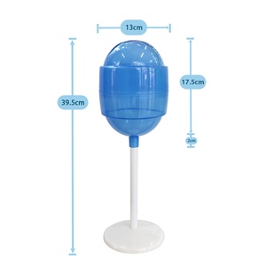 Groothandel Unieke Nieuwe Grote Heldere Lolly Vorm Plastic Capsule Voor Box Classic Speelgoed Verrassing Lolly Container - Product Image 1